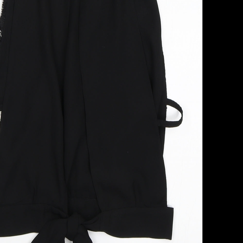 Love Womens Black Basic Tank Size M