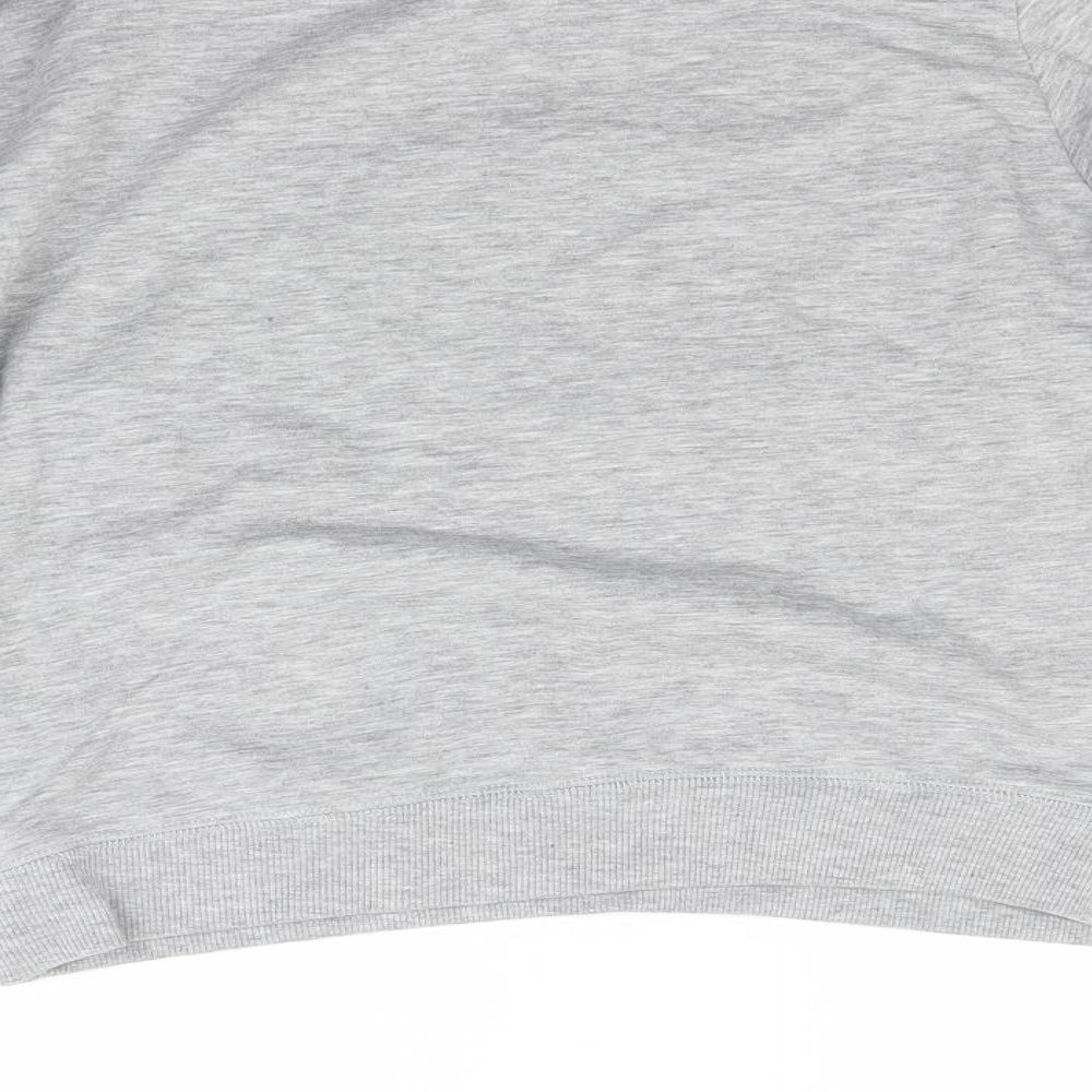 New Look Womens Grey Pullover Sweatshirt Size M