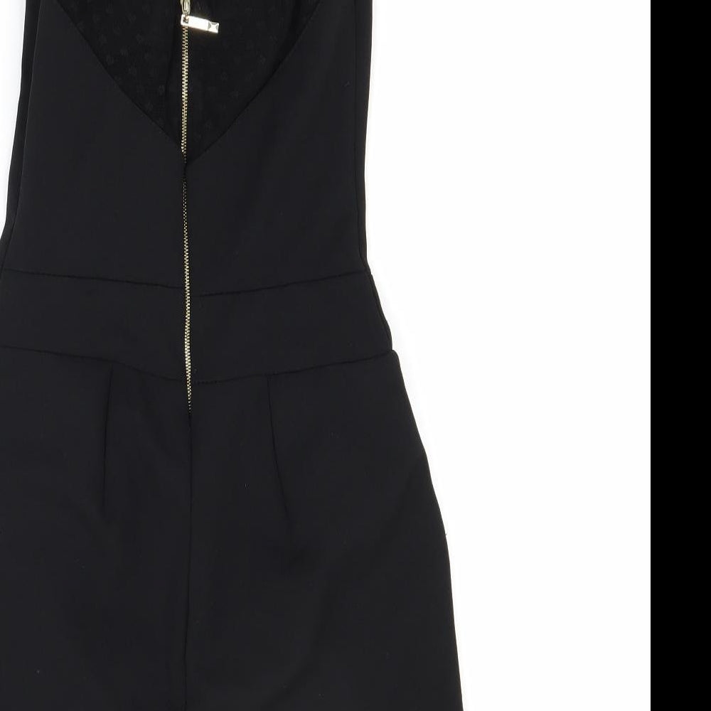 Preworn Womens Black Shorts One-Piece Size 8