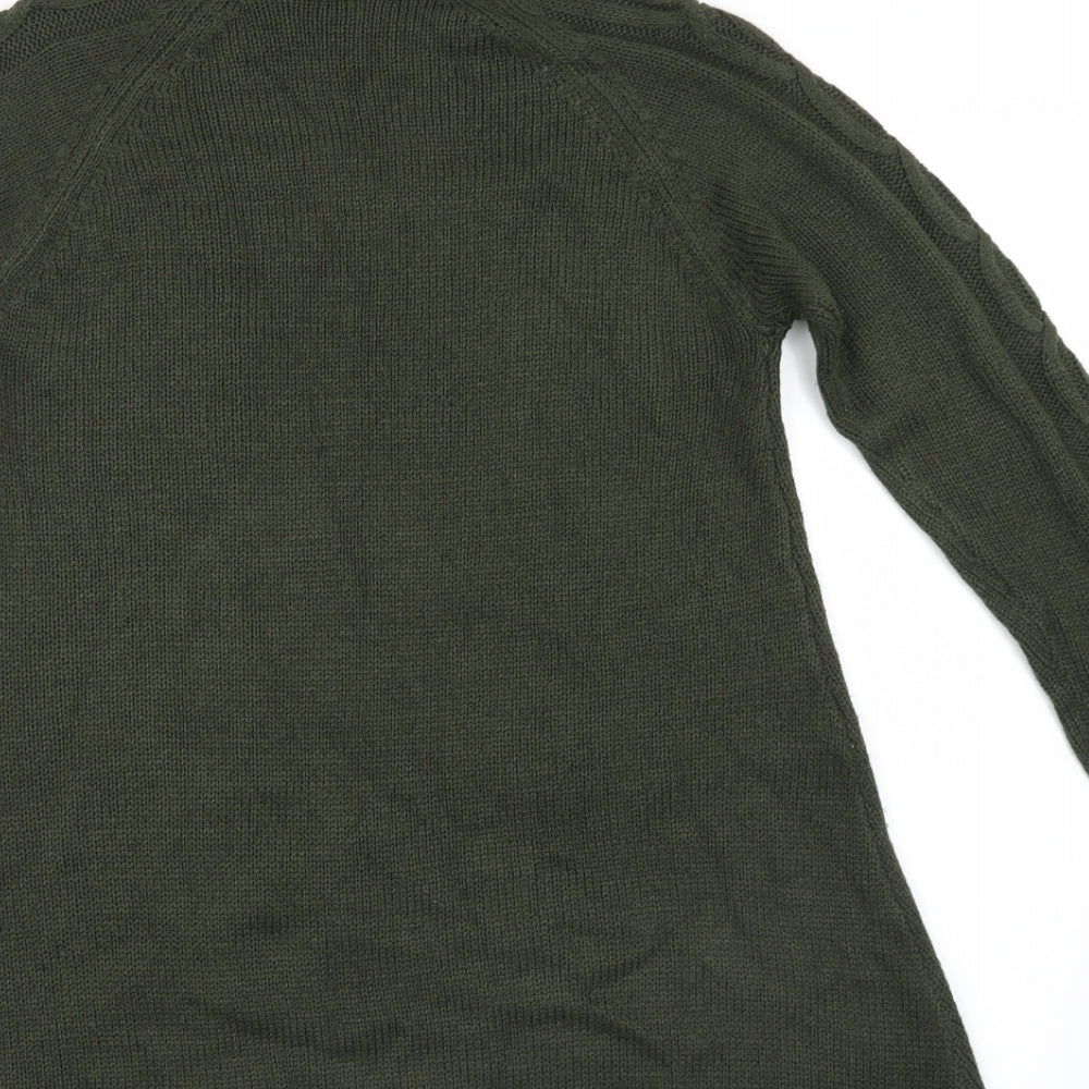 Select Womens Green Knit Pullover Jumper Size 10