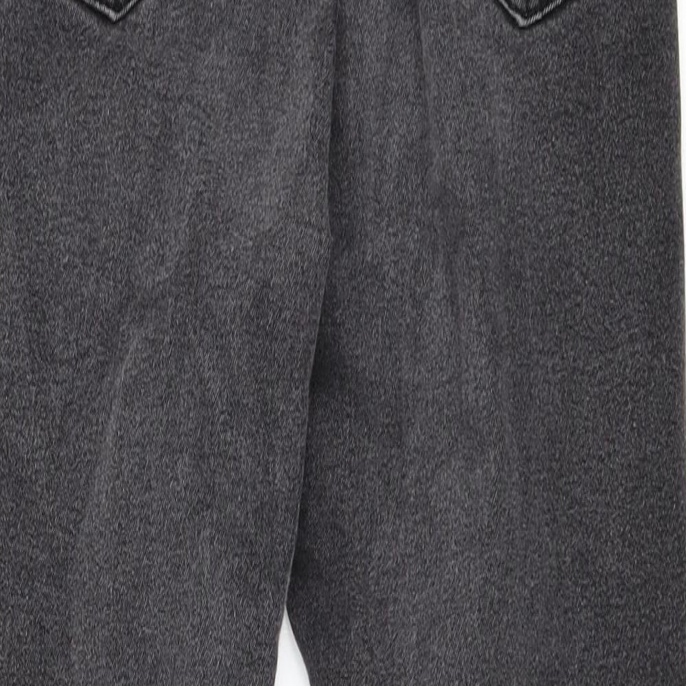 Boohoo Womens Black Denim Skinny Jeans Size 10 L26 in