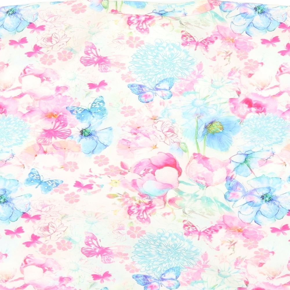 Matalan Girls Multicoloured Floral Kimono Blouse Size 12 Years