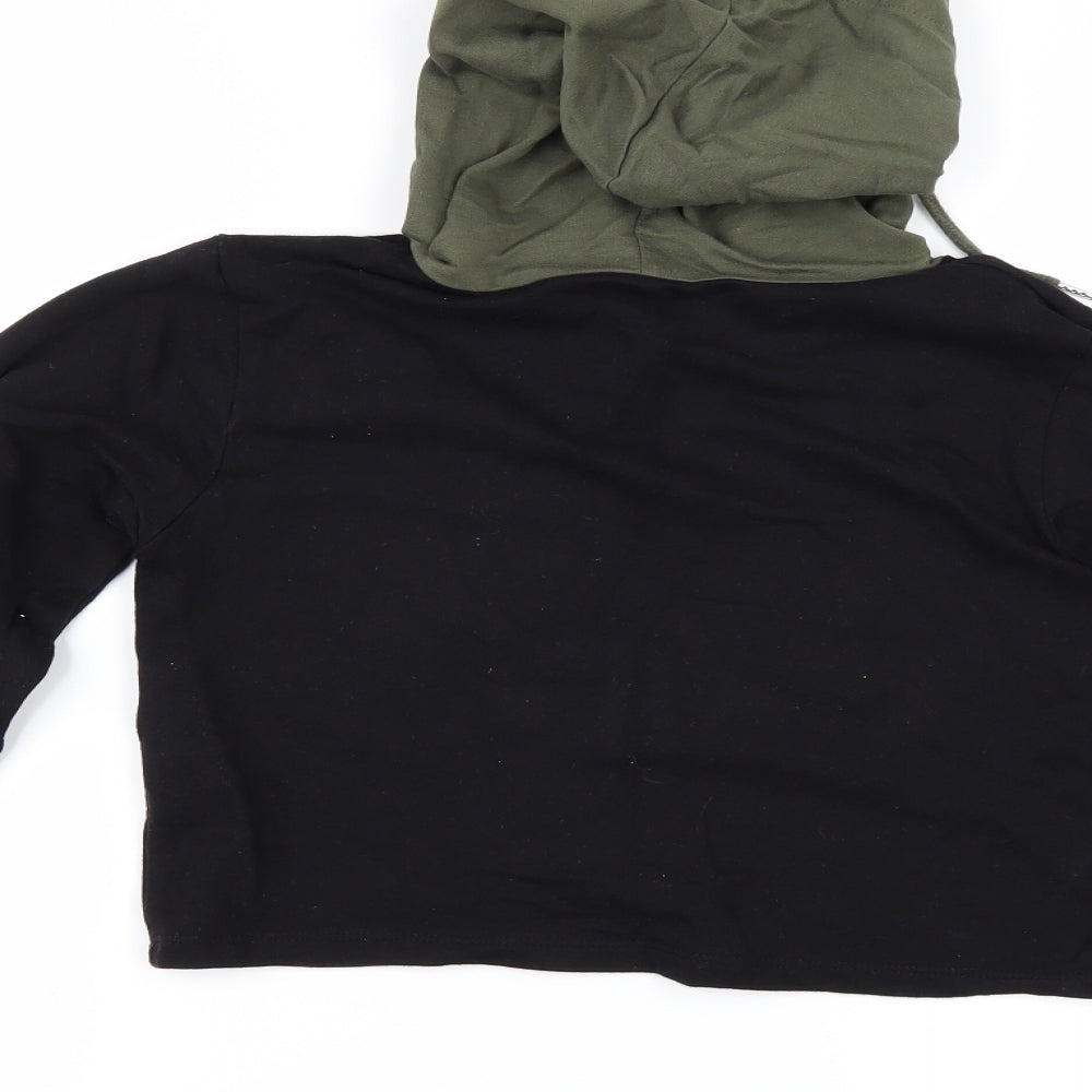 Select Womens Black Full Zip Hoodie Size 6