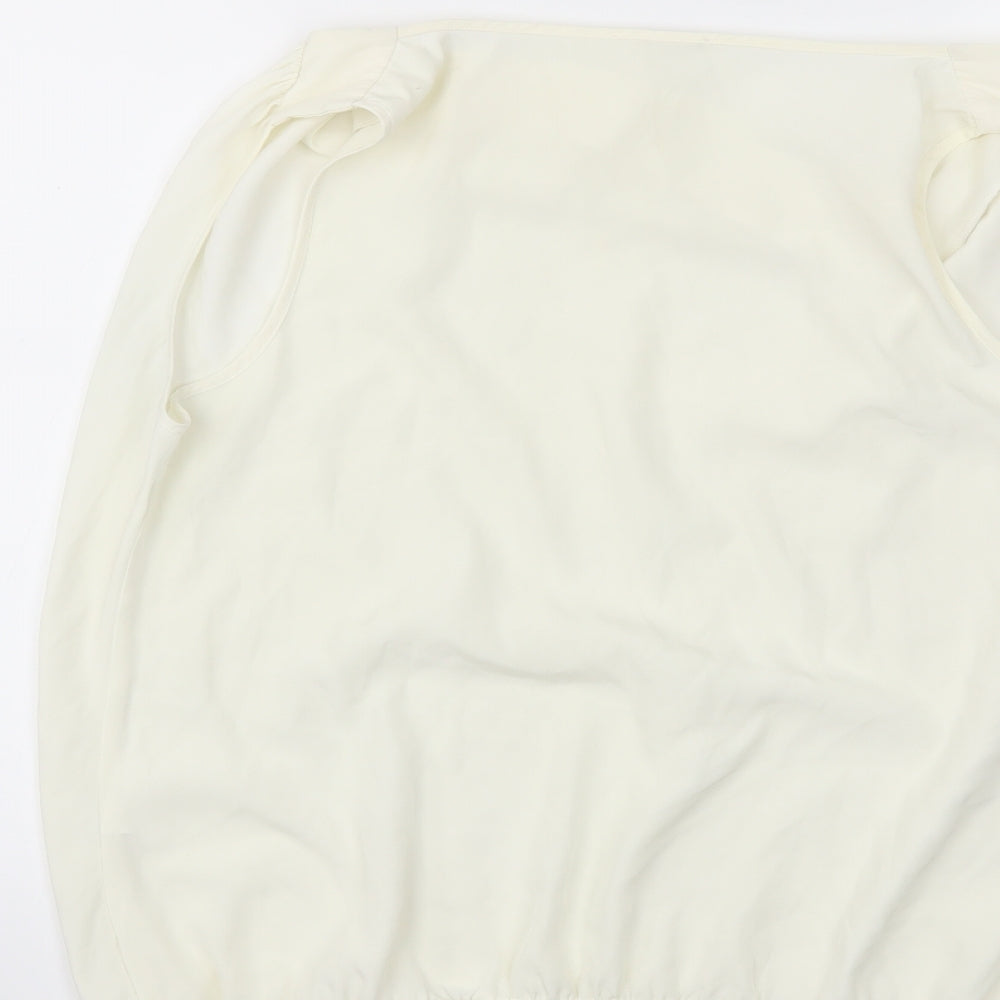 River Island Womens Ivory Basic Blouse Size 16
