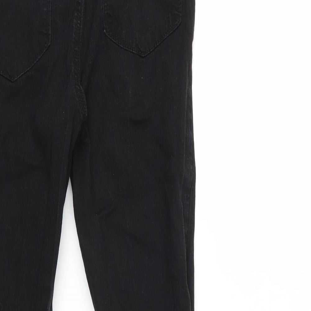 Denim & Co. Womens Black Denim Skinny Jeans Size 8 L26 in