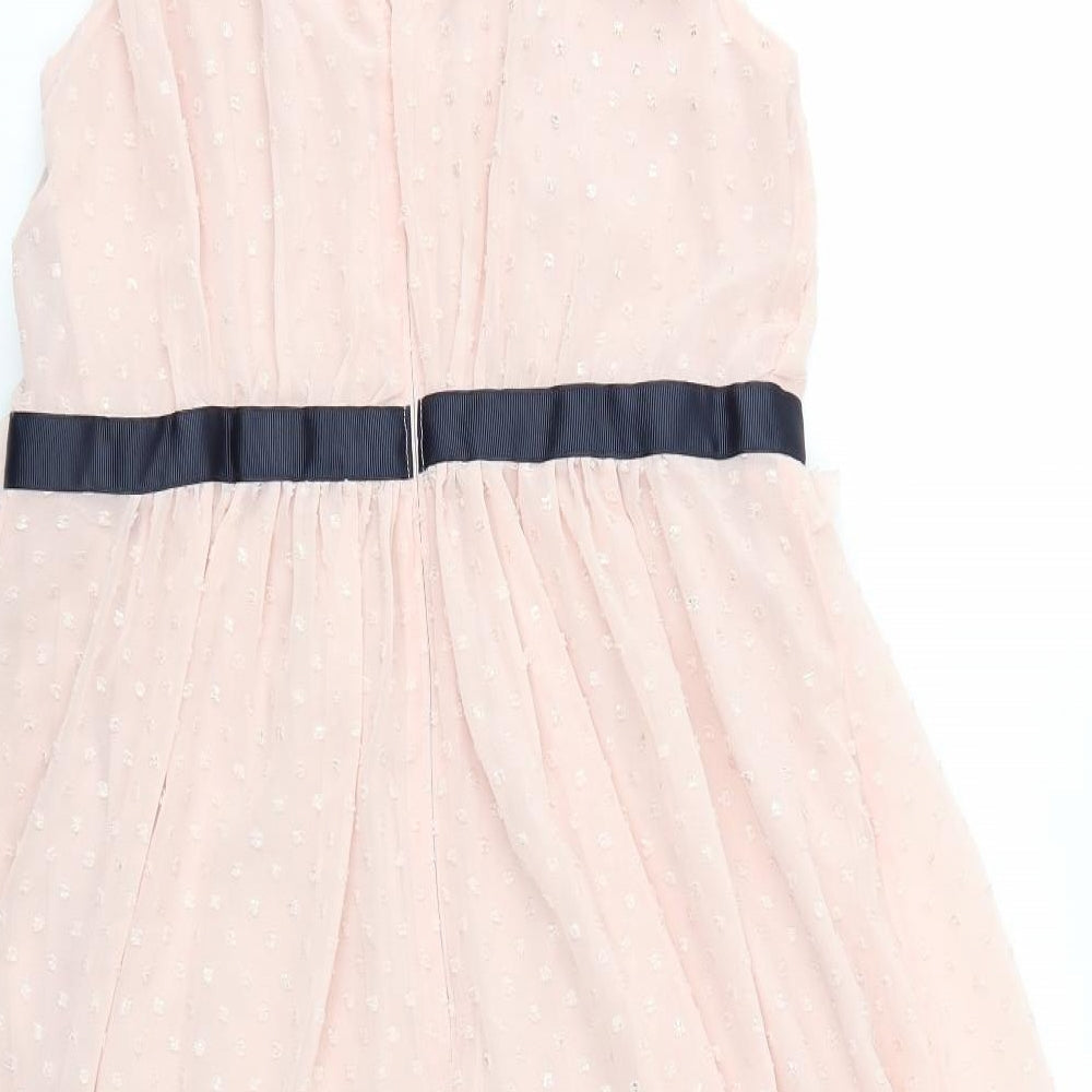 Yessica Womens Pink Fit & Flare Size 12