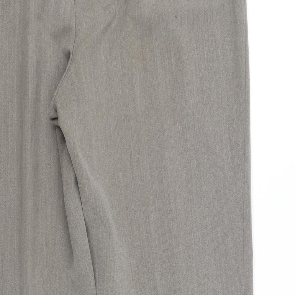Marks & Spencer Womens Grey Trousers Size 14 L33 in