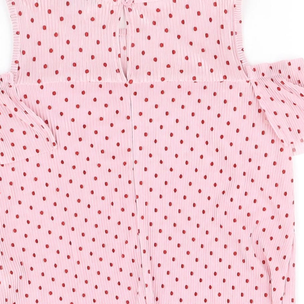 Primark Girls Pink Basic Blouse Size 6-7 Years