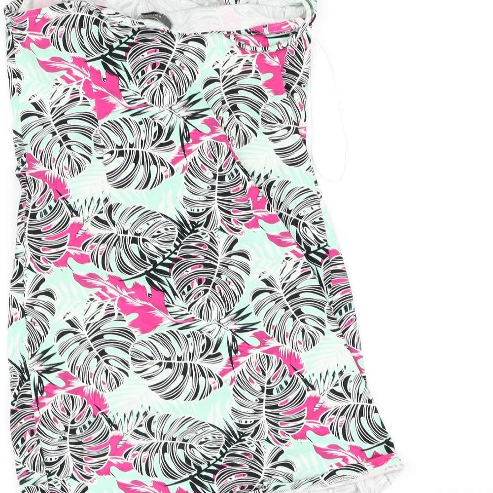 Primark Womens Blue Floral Fit & Flare Size 8