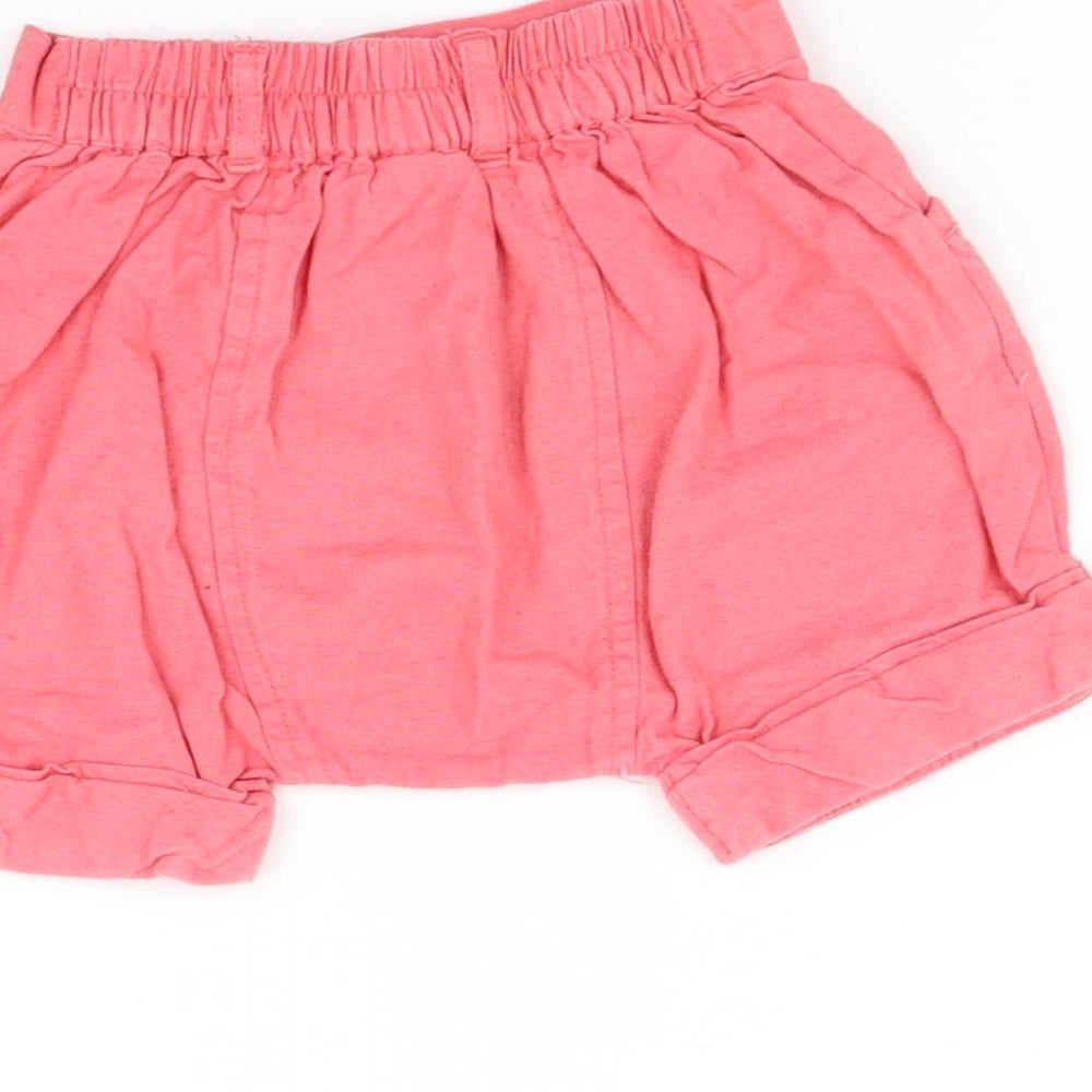 pre worn Girls Pink Cut-Off Shorts Size S