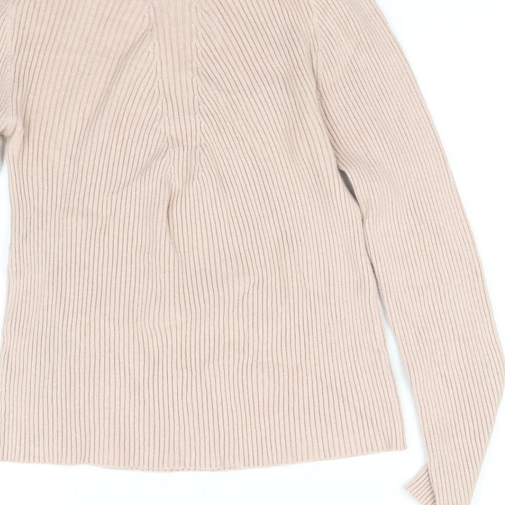 New Look Womens Pink Pullover Jumper Size 16