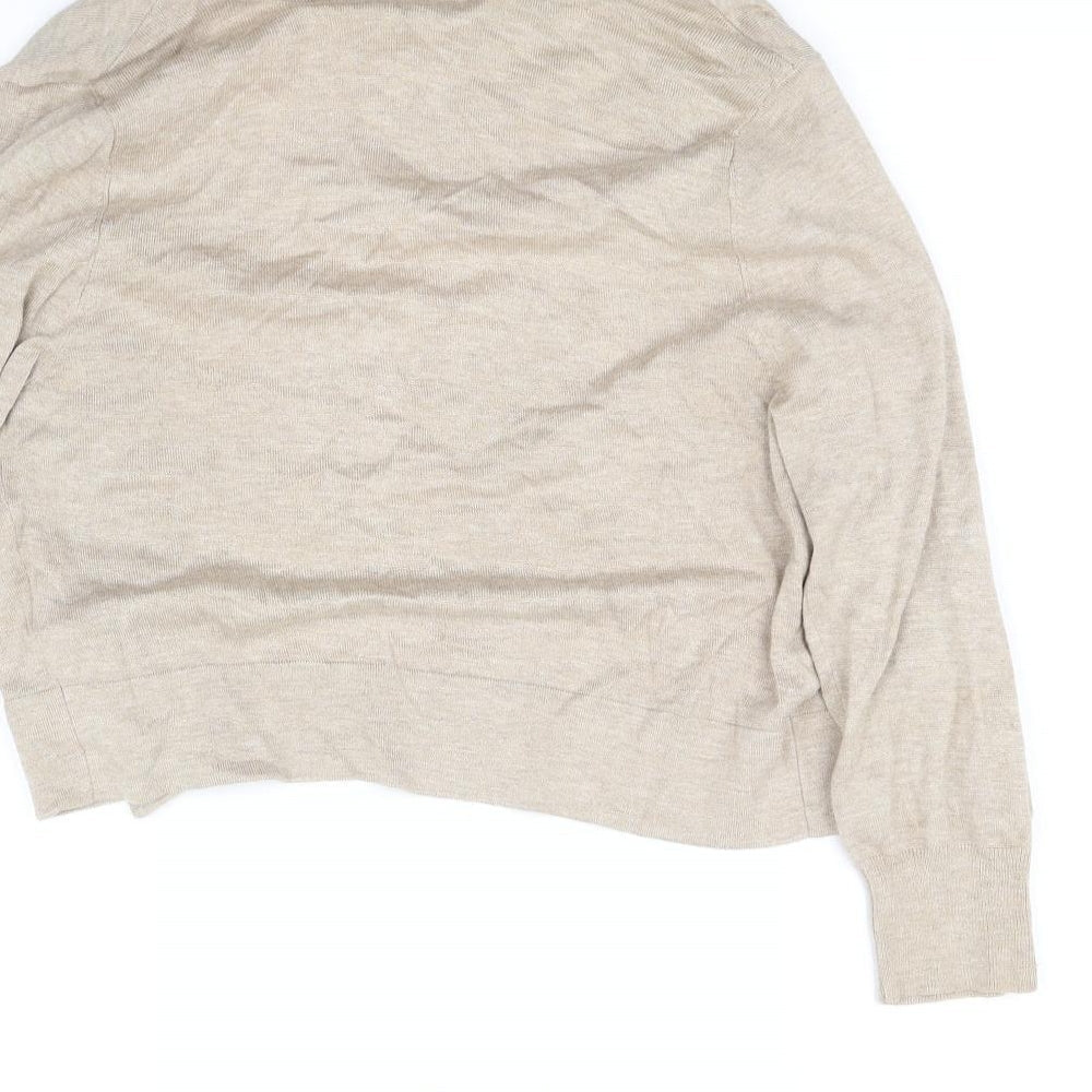 Wallis Womens Beige Pullover Jumper Size S