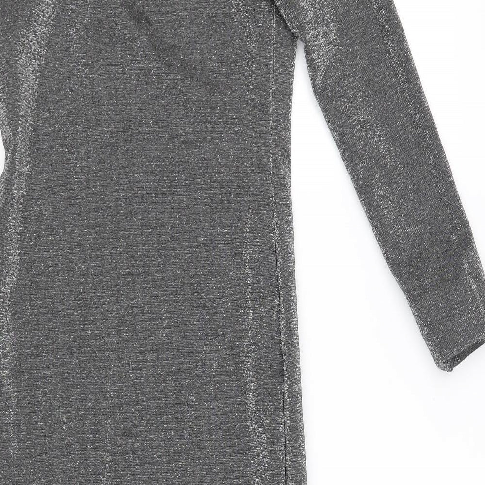 pre worn Womens Grey Fit & Flare Size 10