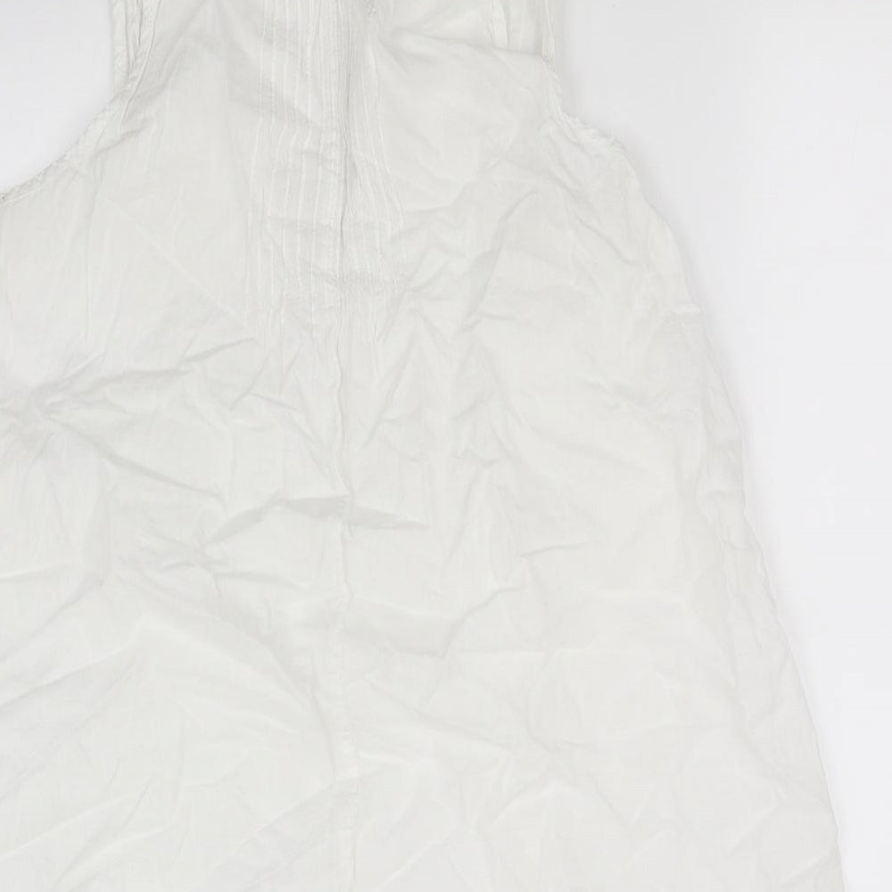 logg Womens White Basic T-Shirt Size 4