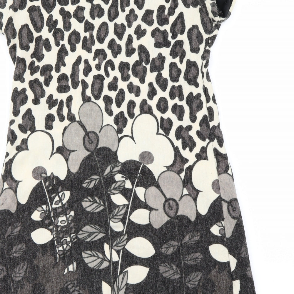 Quiz Womens Ivory A-Line Size M