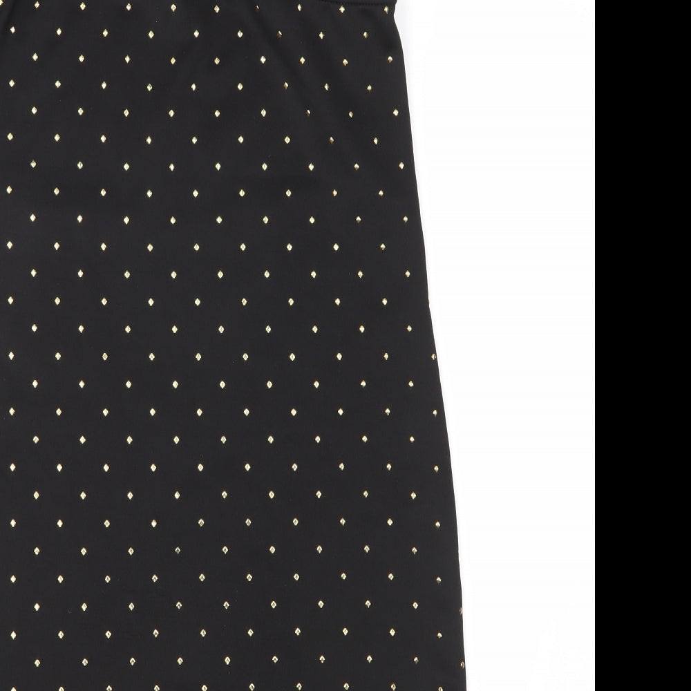 Atmosphere Womens Black Polka Dot Shift Size 12