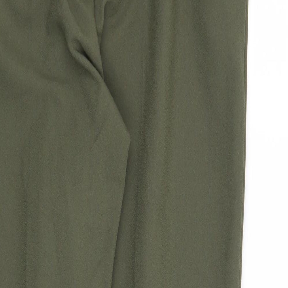 Missguided Womens Green Trousers Size 8 L28 in