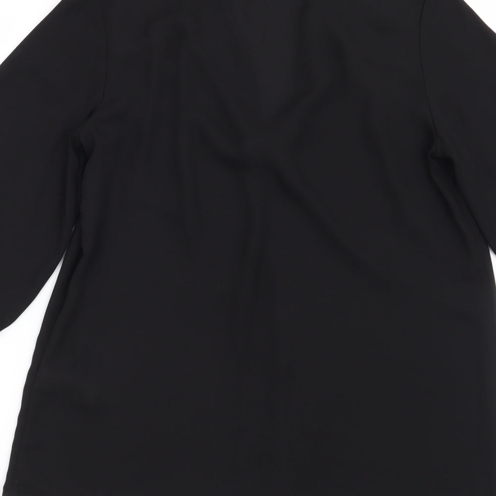Atmosphere Womens Black Basic Blouse Size 8