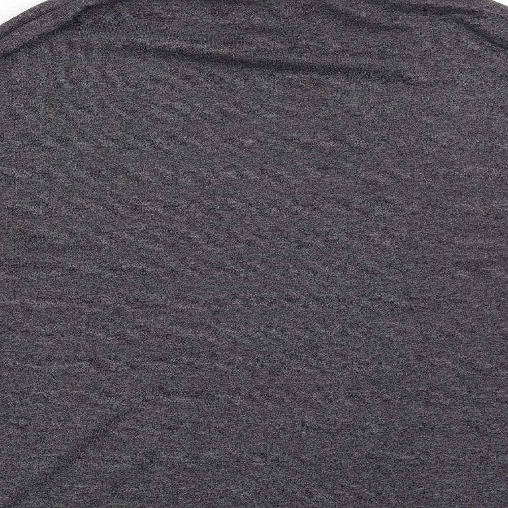 New Look Womens Grey Pullover Sweatshirt Size 10