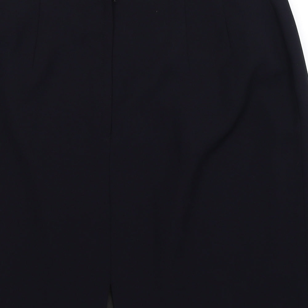 Preworn Womens Blue Straight & Pencil Skirt Size 30 in