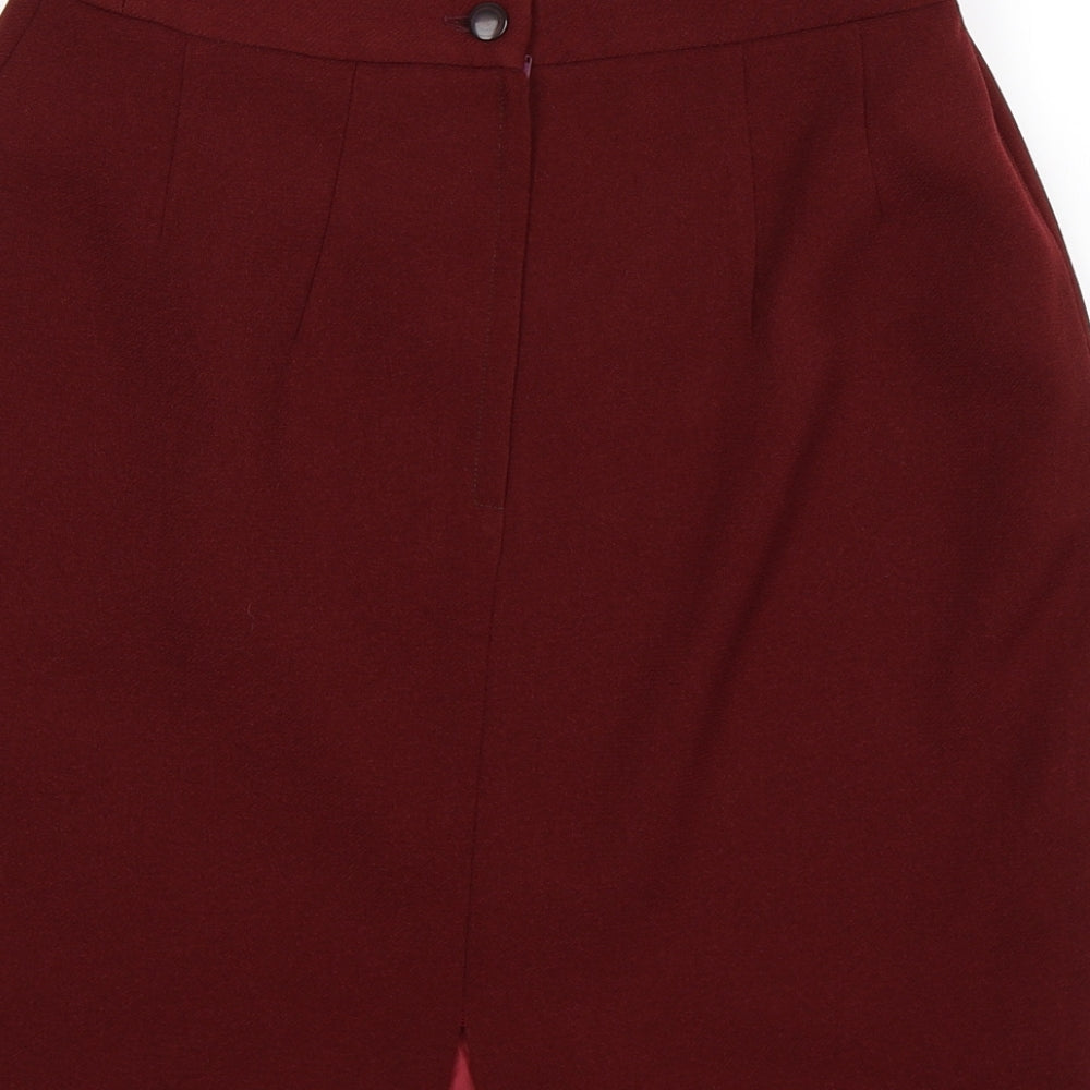 Preworn Womens Brown Straight & Pencil Skirt Size 28 in