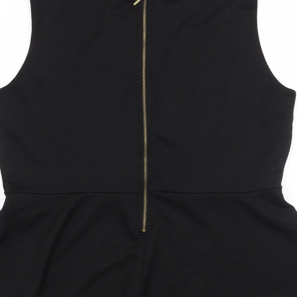H&M Womens Black Basic Blouse Size L