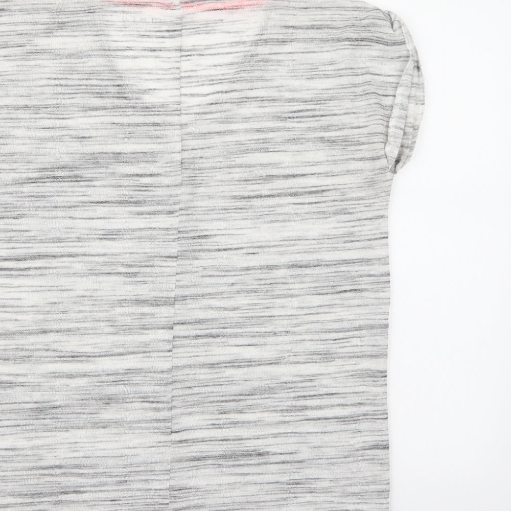 Nutmeg Womens Grey Knit Pullover Jumper Size 10