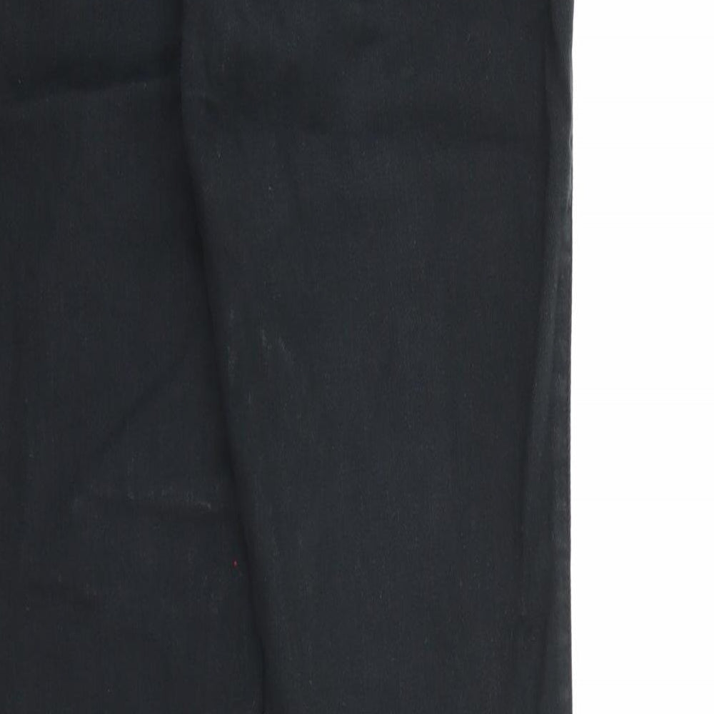 Sisley Mens Black Denim Skinny Jeans L30 in