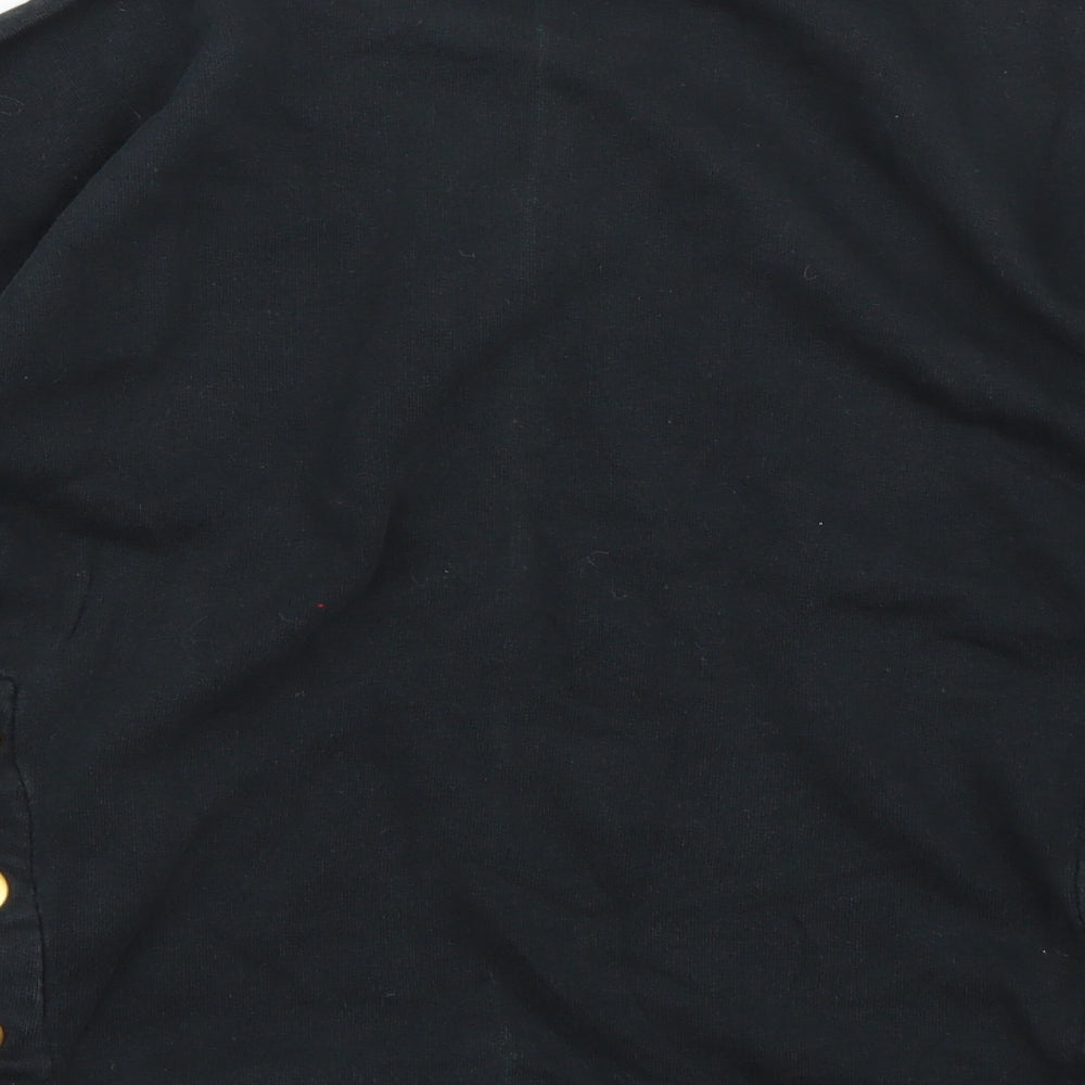 NEXT Girls Black Jersey Pullover Sweatshirt Size 8 Years