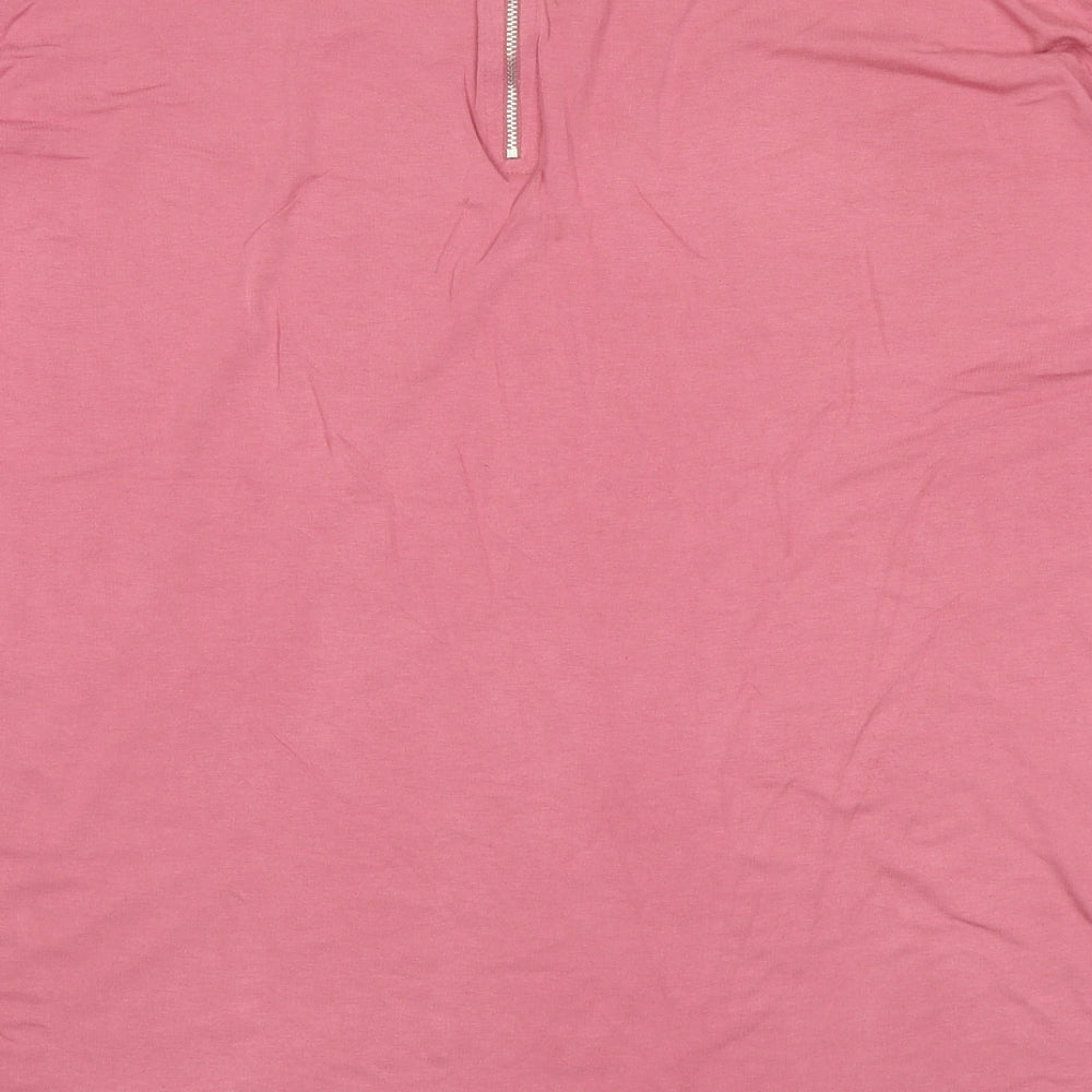Select Womens Pink Basic Blouse Size 18