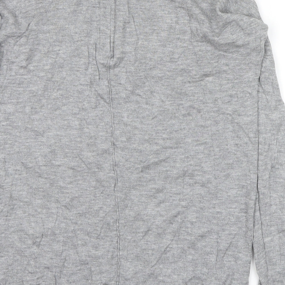 Brand and care label for Next women’s grey jumper, size S