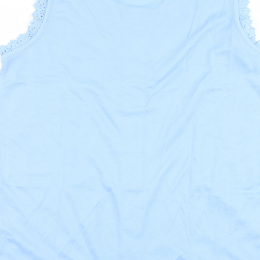 nuggets Womens Blue Basic Tank Size M