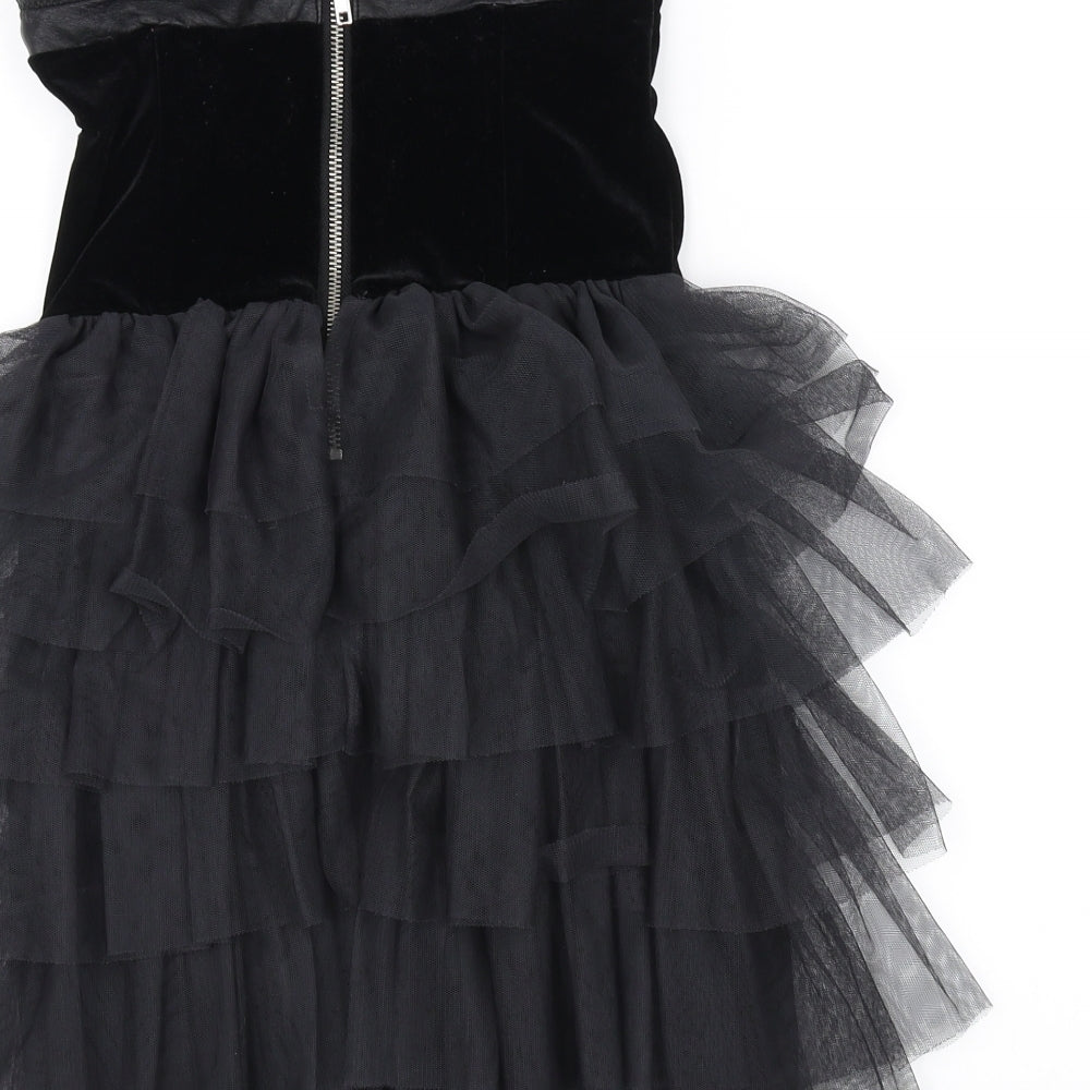 H&M Womens Black A-Line Size 6