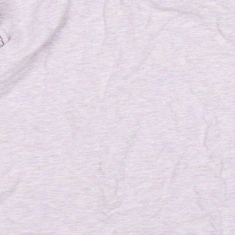 NEXT Girls Purple Basic T-Shirt Size 10 Years