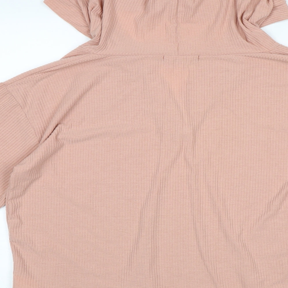 In the Style Womens Pink Pullover Hoodie Size 10