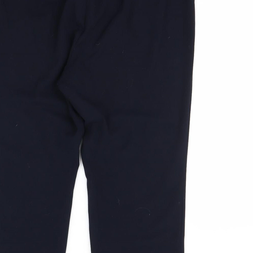 M&S Mens Blue Dress Pants Trousers Size 18 L28 in