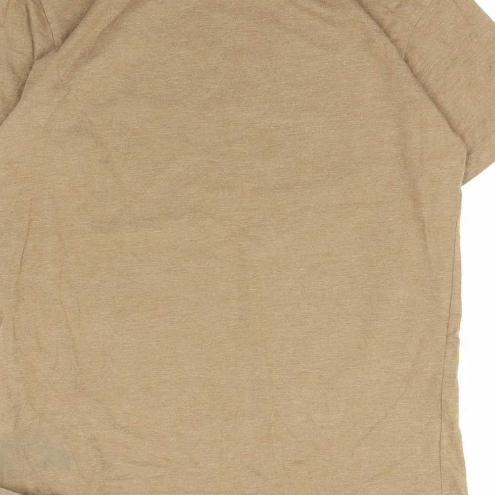bluezoo Boys Beige Basic T-Shirt Size 11-12 Years