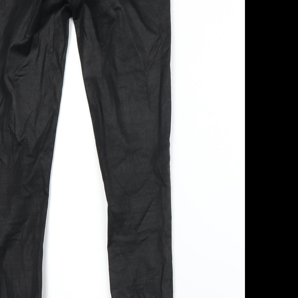 Topshop Womens Black Skinny Jeans Size 8 L27 in