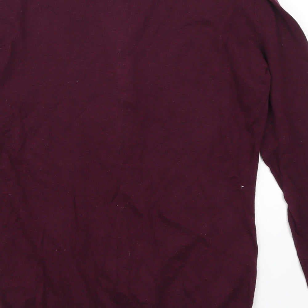 H&M Womens Purple Cardigan Jumper Size XS - Plum