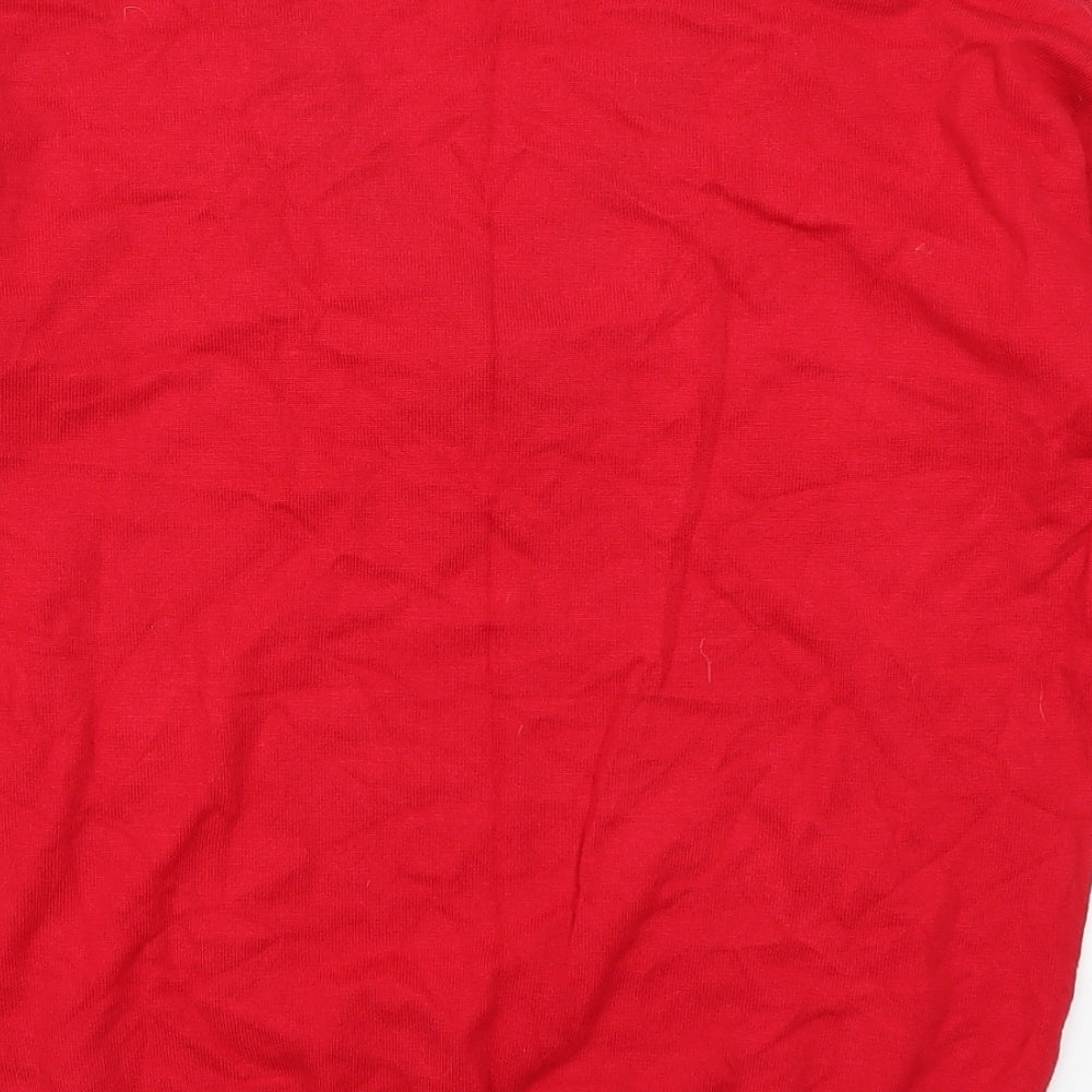 By Swan Womens Red Pullover Jumper One Size