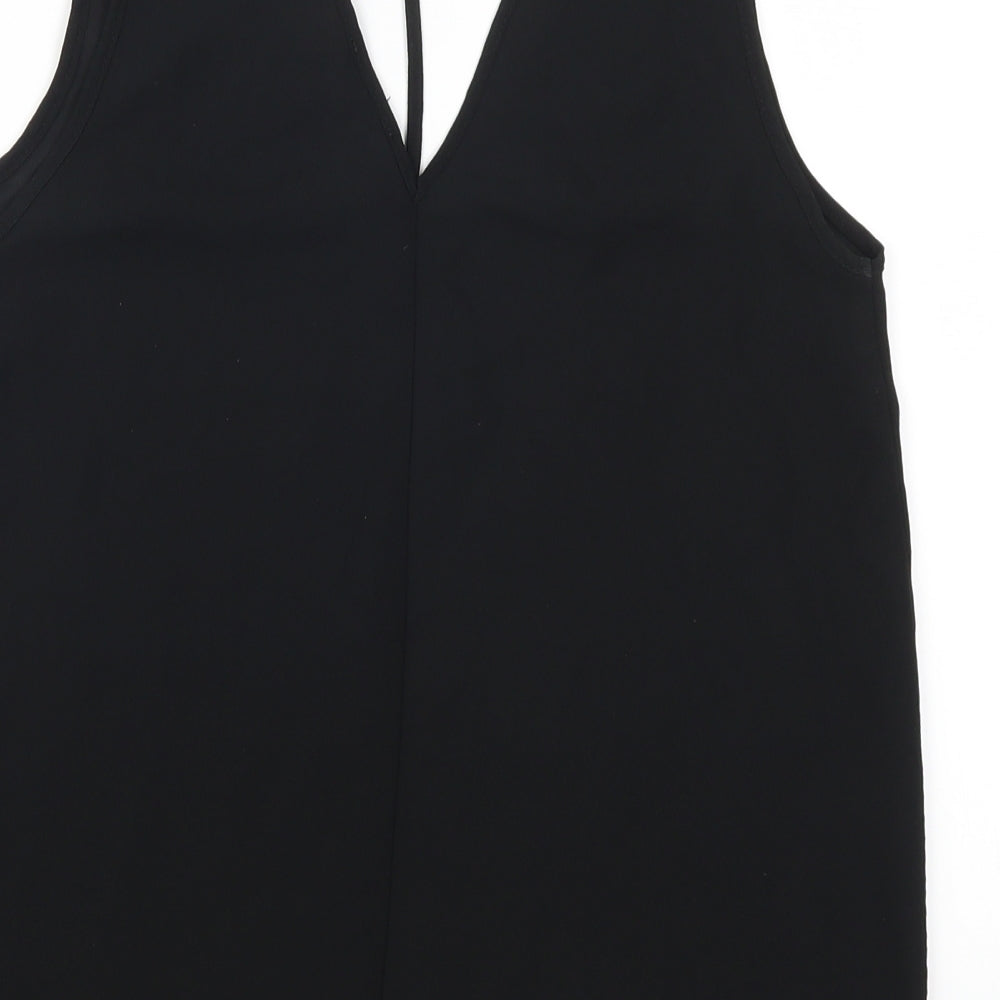 River Island Womens Black Basic Tank Size 8