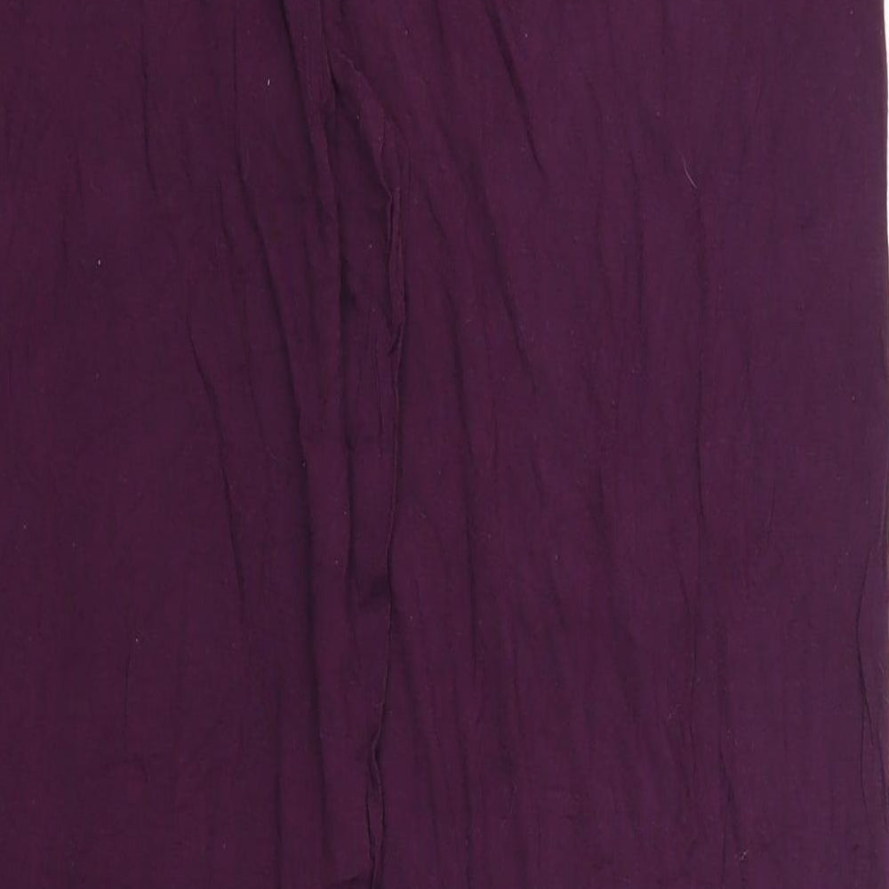 Midnight Womens Purple Trousers Size M L28 in - Loungewear