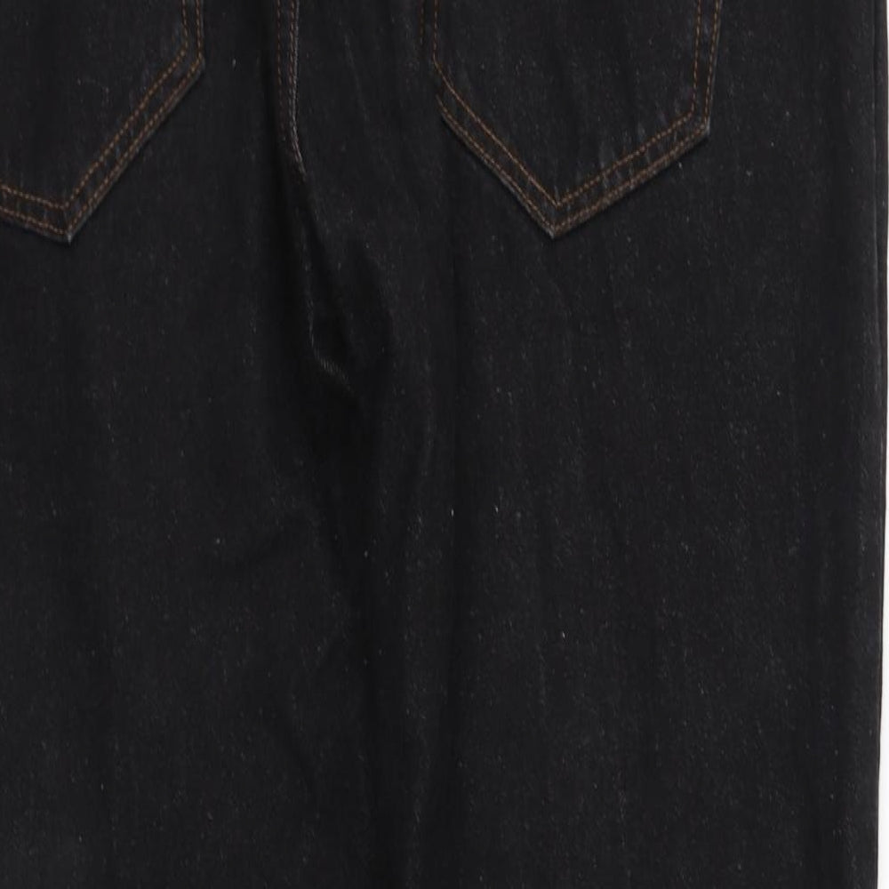 pre worn Womens Black Straight Jeans Size XL L32 in