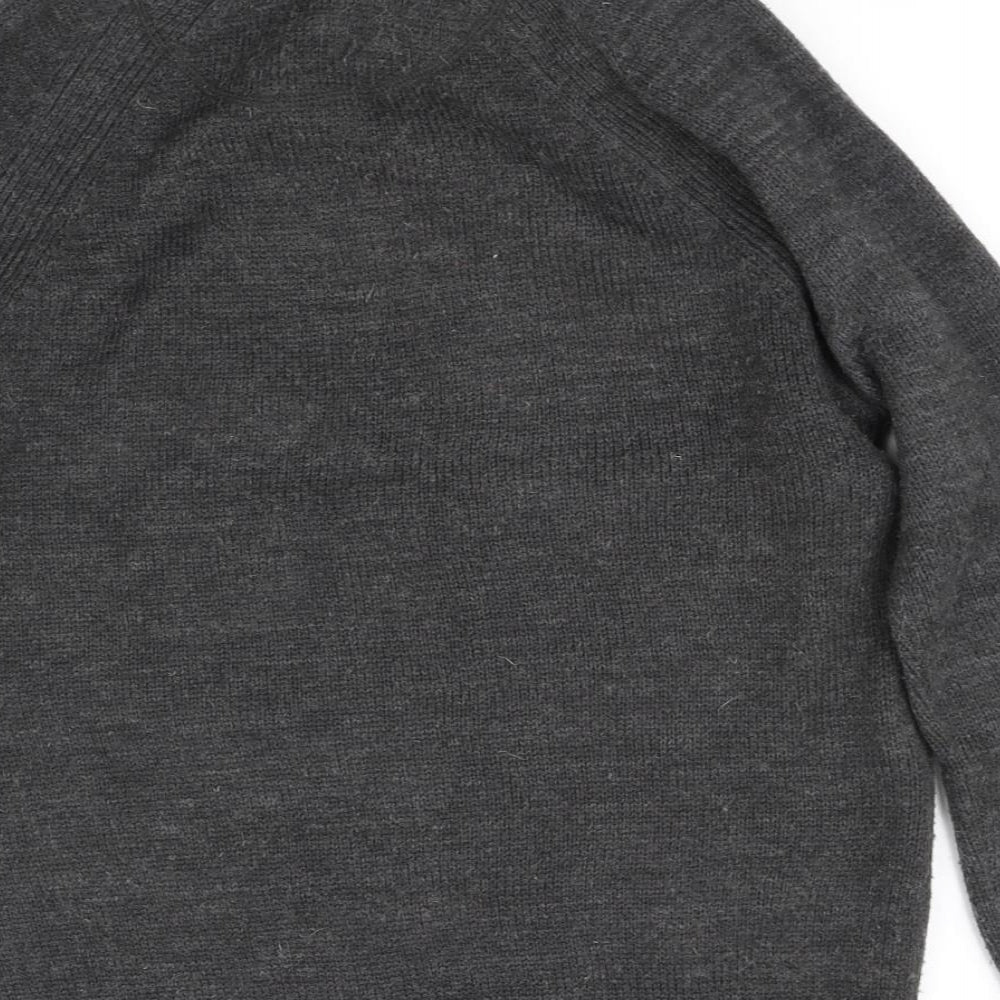 industilize Mens Grey Pullover Sweatshirt Size L