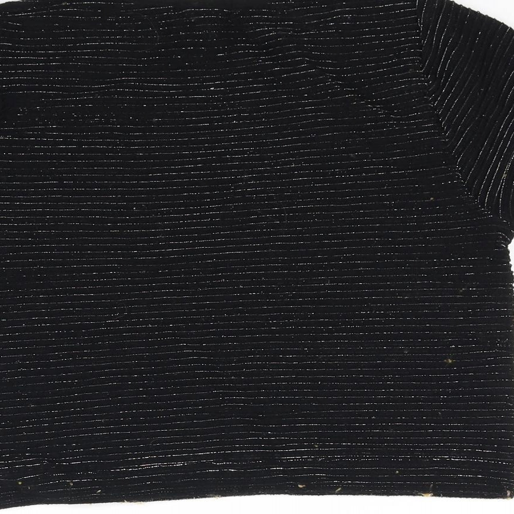 New Look Womens Black Basic Blouse Size M