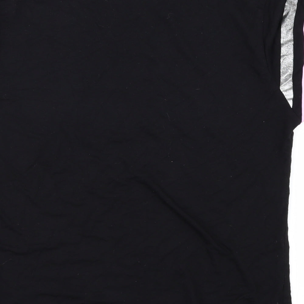 Select Womens Black Basic T-Shirt Size S