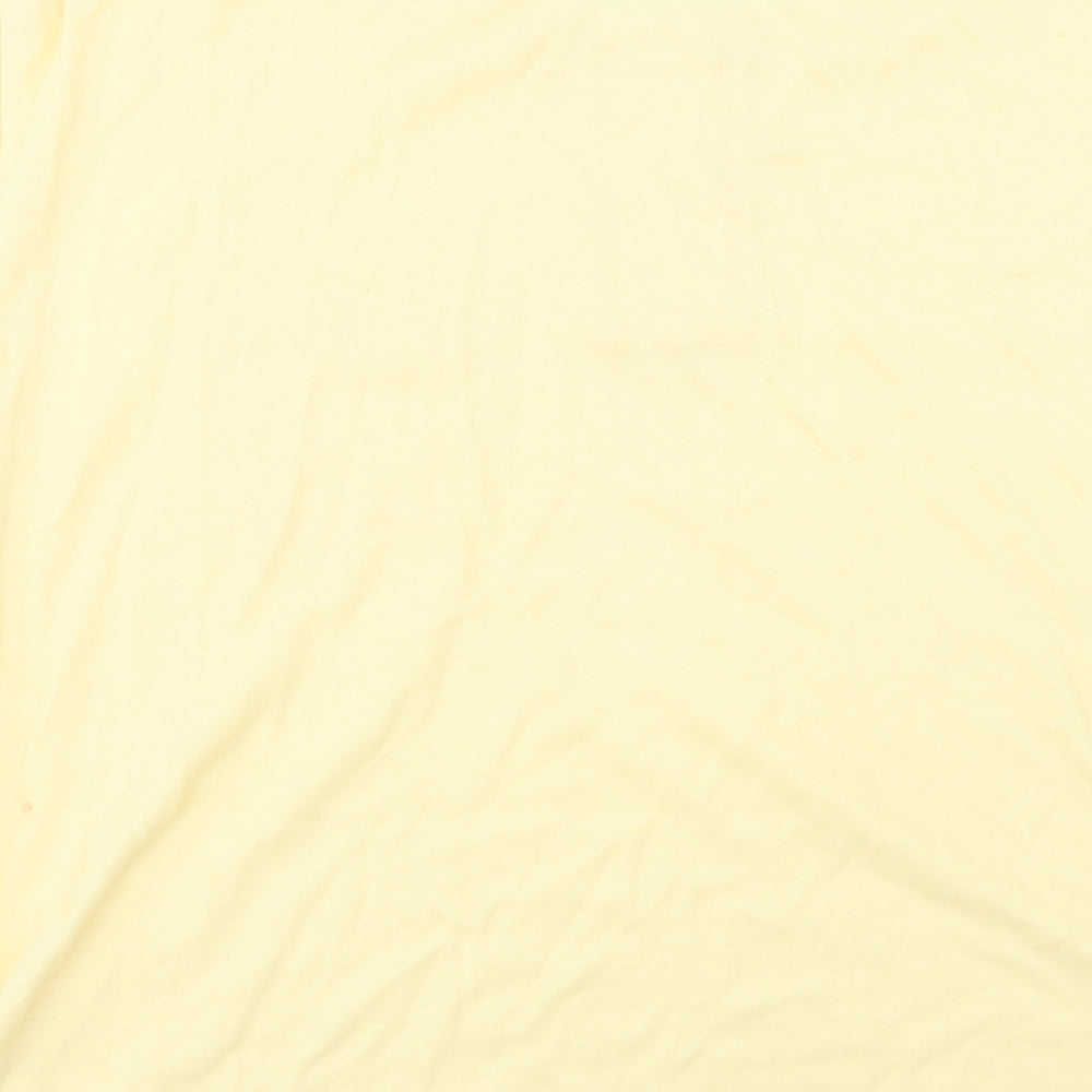 Provencale Womens Yellow Jersey Basic T-Shirt Size M