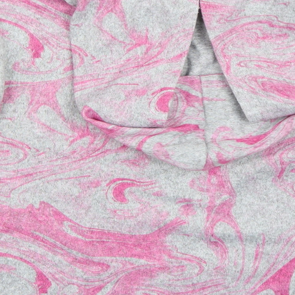 Matalan Girls Pink Pullover Hoodie Size 9 Years