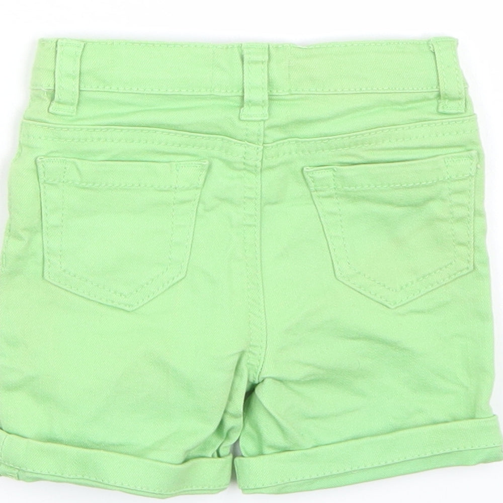 Denim & Co. Baby Green Cropped Trousers Size 6-9 Months