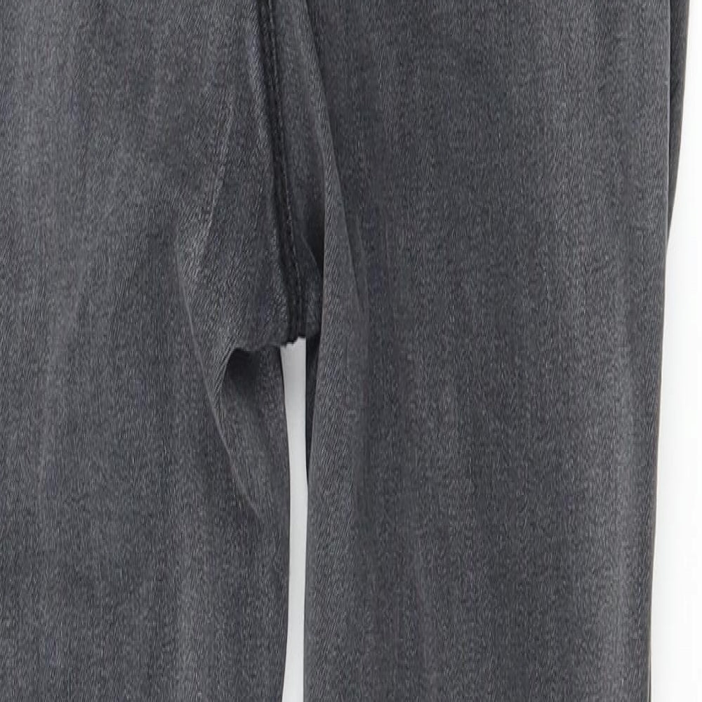 PRETTYLITTLETHING Womens Grey Denim Skinny Jeans Size 8 L27 in
